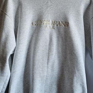 Vintage 90s  Y2K Guess Jeans USA Embroidered Crew Neck Sweatshirt M